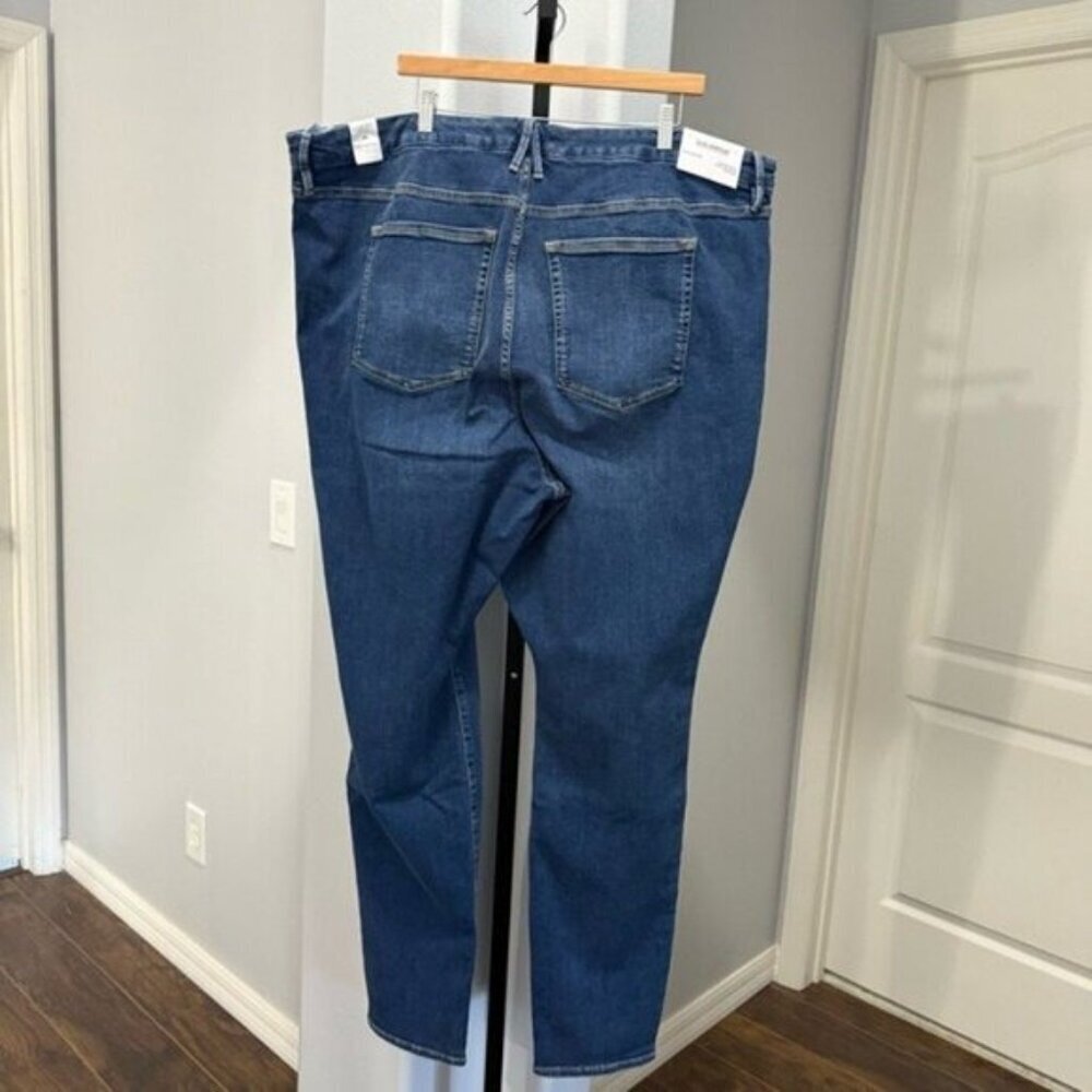 NEW Good American Good Legs LONG Inseam Jeans Skinny Dark Wash Plus Size 30 - Picture 14 of 16